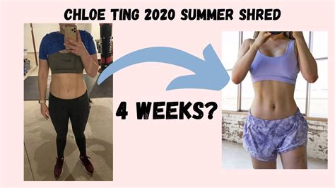 chloe ting summer shredding|Chloe Ting 2020 Summer Shred RESULTS .